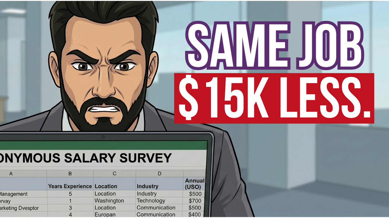 Same Job. $15K Less. I Was Too Afraid to Negotiate.